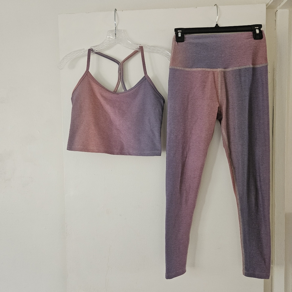 Beyond Yoga Spacedye Matching Set, Leggings And Top